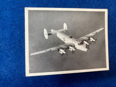 Flugzeug Erkennungskarte für den AVRO Shackleton mk3 10/8 cm