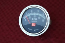 Vintage Stewart Warner Sw Green Line 8000 Rpm Tach Tachometer 2-58 813929