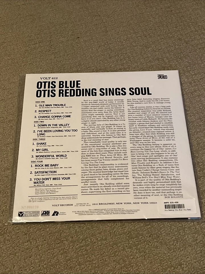 Otis Redding Blue 2 45 RPM Vinyl LP New sealed Analogue Productions - Image 2 of 4