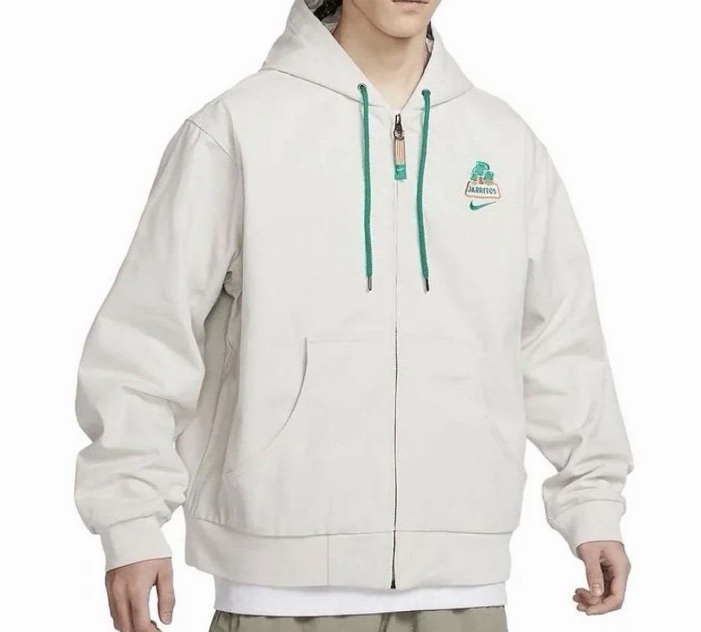 NIKE SB X JARRITOS LIGHT BONE/MALACHITE PADDED JACKET, Size XL