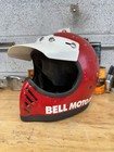 Vintage Bell Moto III 3 Helmet - Red - Size 7 3/8 - Motocross Chopper Bobber