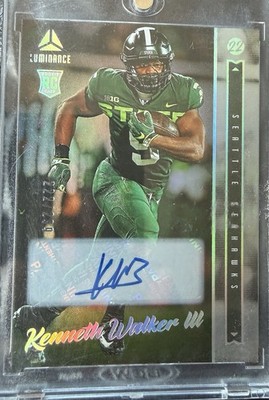 2022 Panini Luminance #106 Kenneth Walker III Autographs #/299
