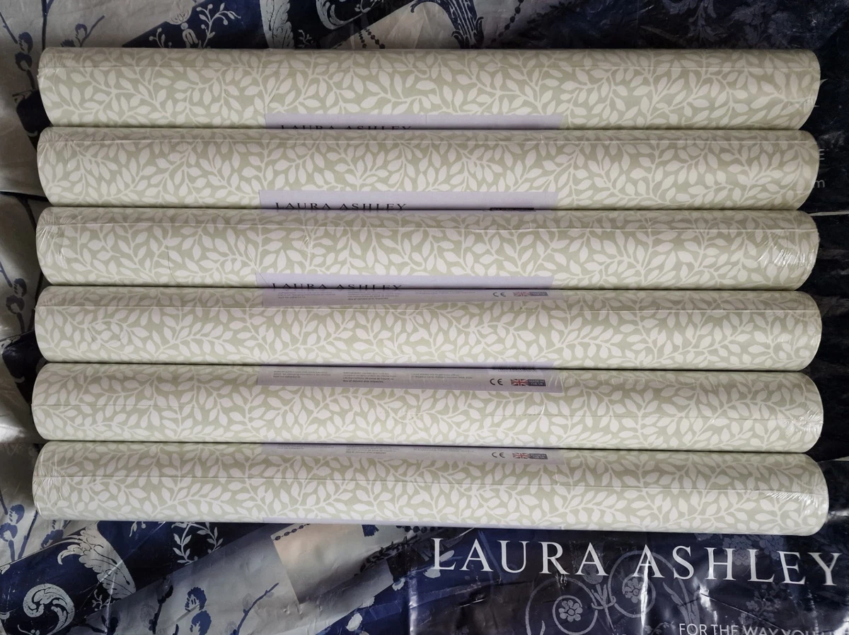Papel pintado Laura Ashley Little Vines seto pálido x6 rollos precio disponible por rollo