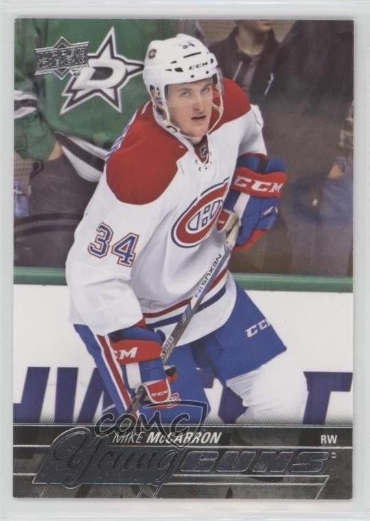 2015-16 Upper Deck Young Guns Mike McCarron #491 t4m