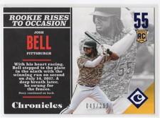 2017 PANINI CHRONICLES JOSH BELL ROOKIE RC BLUE PARALLEL /299