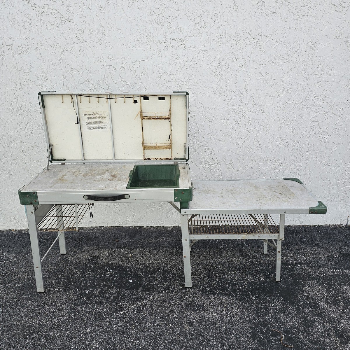 Vintage Coleman Exponent Camping Kitchen Portable Folding Game