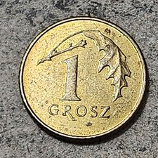 POLAND 🇵🇱 ONE (1) GROSZ COIN 2011