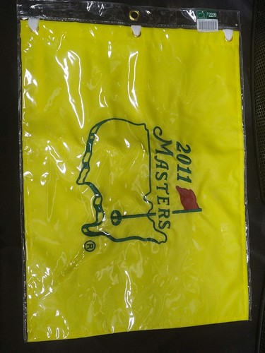 2011 MASTERS FLAG Golf FLAG Authentic Augusta National Brand New - Picture 5 of 6