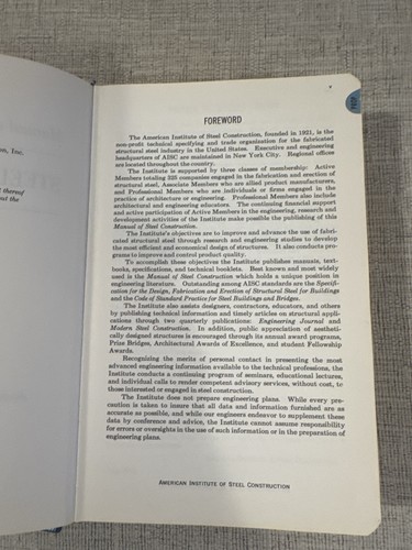 Manual Of Steel Construction - 7th Edition (AISC, 1978 Printing) - Picture 5 of 10
