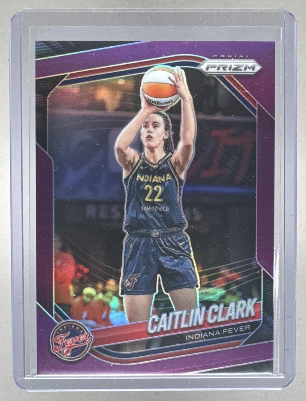 Caitlin Clark 2025 Panini WNBA Prizm #22 Purple /149