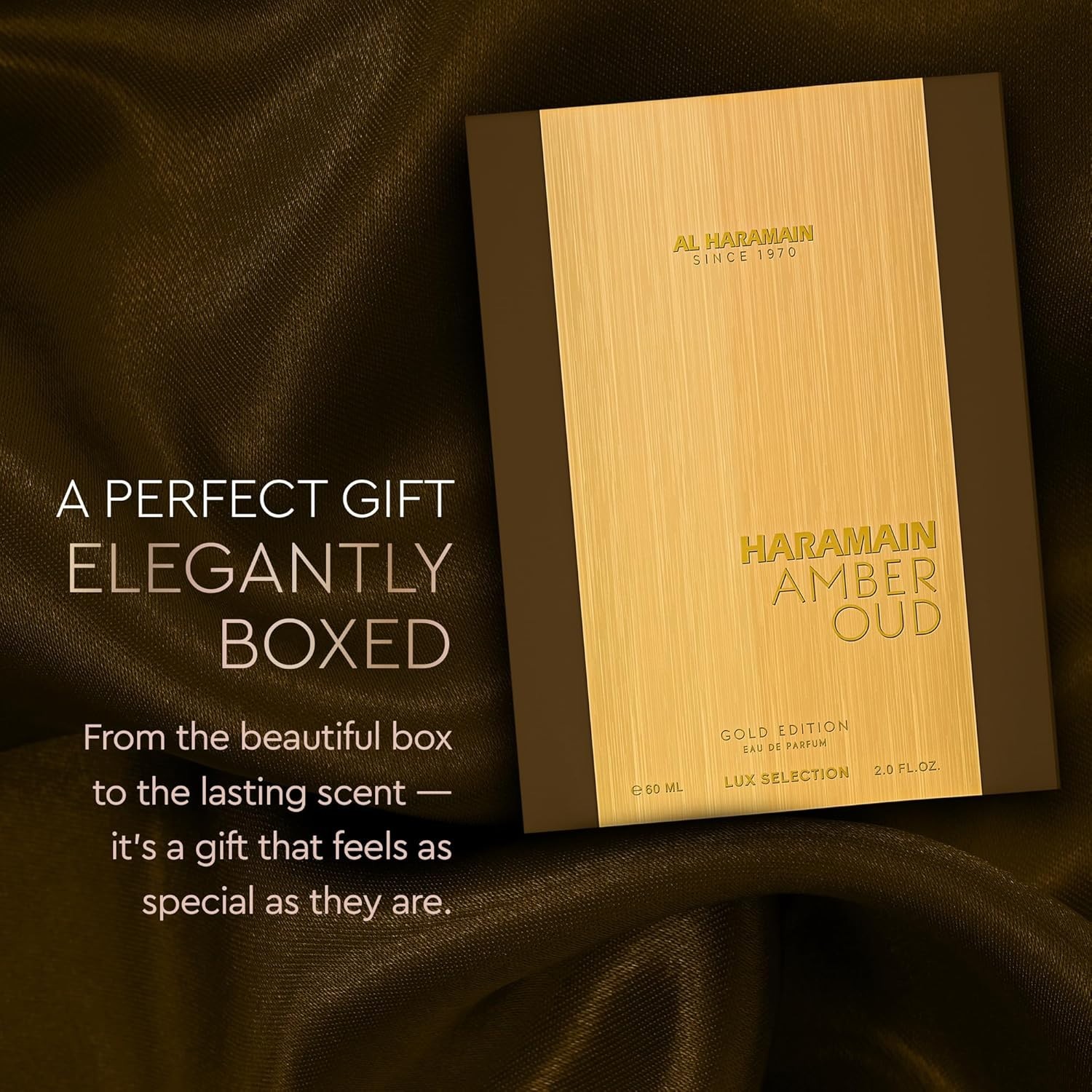 Al Haramain Amber Oud Gold Edition EDP 60ml / 2.0oz – 100% Authentic – Fast Ship