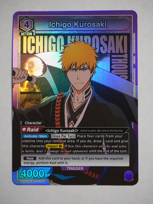Ichigo Kurosaki Union Arena Bleach Starter Deck Foil SR - BLC - 1
