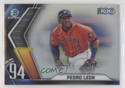2022 Bowman Chrome Bowman Scouts Top 100 Pedro Leon #BTP-94 he4