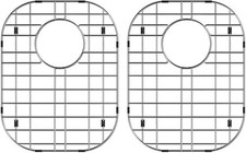 Sink Protectors for Kitchen Sink, Universal Double Bowl Sink Bottom Grid 14.5...