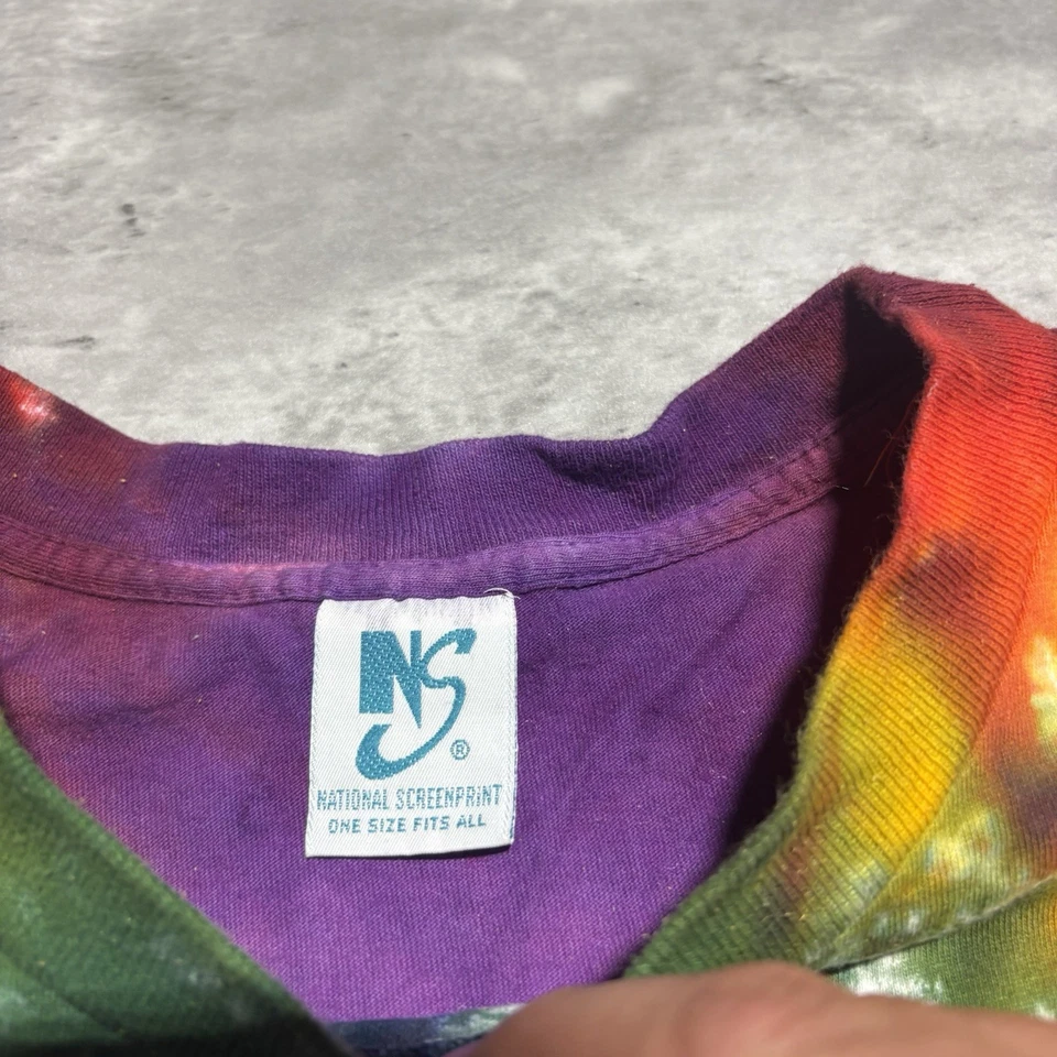 Camisa De Colección Grateful Dead Adulto OS Multicolor Tie Dye Desierto Algodón Foto 4 de 4