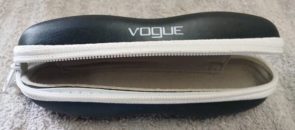 VOGUE VO3749 Vintage Eyeglasses 52 16 135 Black Rectangle Designer FRAMES ONLY - Image 3 of 4