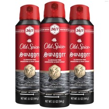 Old Spice Aluminum Free Body Spray for Men, 24/7 Signature Scent Lasting Fr...