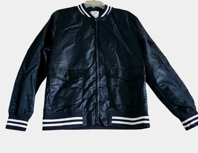 mens jackets champion black bomber jacket