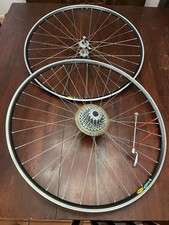 MAVIC CXP 21 WHEELS 700C 32 SPOKE CAMPAGNOLO VELOCE HUBS / SKEWERS CAMPY 9SPEED