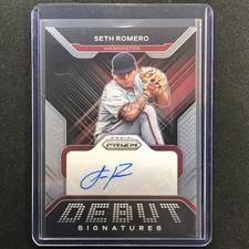 2022 Prizm SETH ROMERO Debut Signatures Auto Base #SR