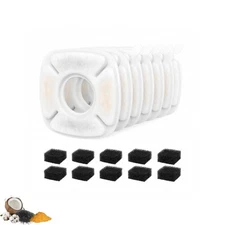 Nispira Water Filter for Veken 95oz/28L, 67oz, 135oz  Pet Water Fountain 6 Pk