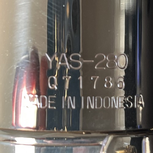 YAMAHA YAS-280 Saxofones Alto Estudiante Lacado Dorado Genuino con Estuche Atlético - Imagen 9 de 20
