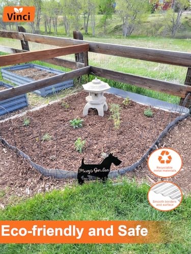 Garden Landscape Edging Border, 12 Inch x 20 FT Corrugated Sturdy Metal Easy - Picture 3 of 7