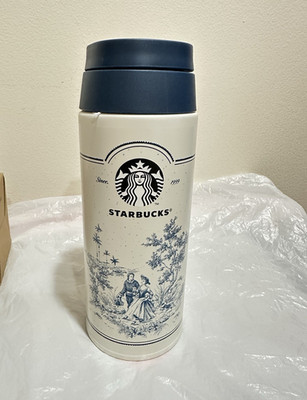 Thermos x Starbucks 2024 Summer limited Carry Handle Travel Mug White/Blue 500ml