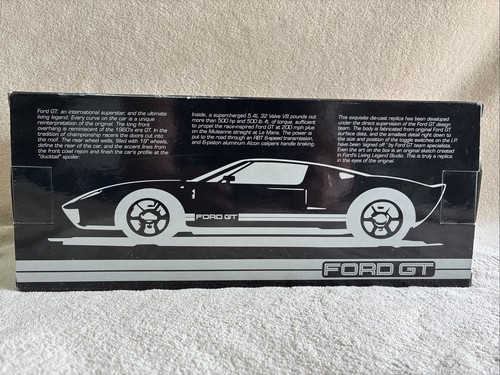(Rare) #1 Red w/white stripes Ford GT Concept (Beanstalk) 1:18 Die Cast 10022 - Picture 4 of 9
