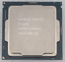 INTEL XEON E-2234 SRFAX 3.6GHz (Max Turbo 4.8GHz) LGA1151 4 cores 8MB 8threads
