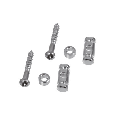 Allparts Gotoh Barrel String Guides, CHROME (Set of 2)