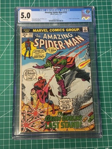 Amazing Spider-Man #122 - Death of Green Goblin Key (1973) Marvel - CGC 5.0
