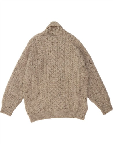 CARRAIG DONN Mens Cardigan Sweater Small Grey Flecked New Wool BB02 - Picture 2 of 3