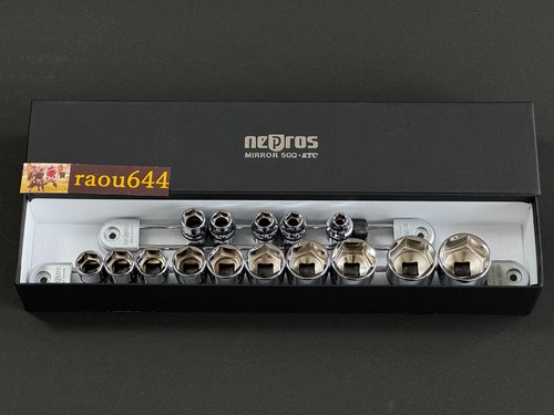 KTC Nepros NTB315BA Socket Set Drive: 9.5mm 15 pieces made in Japan - Picture 13 of 24