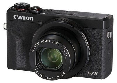 Canon PowerShot G7X Mark III Kompaktkamera 20,1 MP Ultra HD Schwarz NEU & OVP