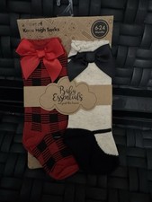 Baby Knee high Christmas socks Knee High Tube Socks Baby socks Toddler socks NEW