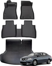 Car Floor Mats  Cargo Liner for 2014-2019 Nissan Sentra S/SV/SR All Weather