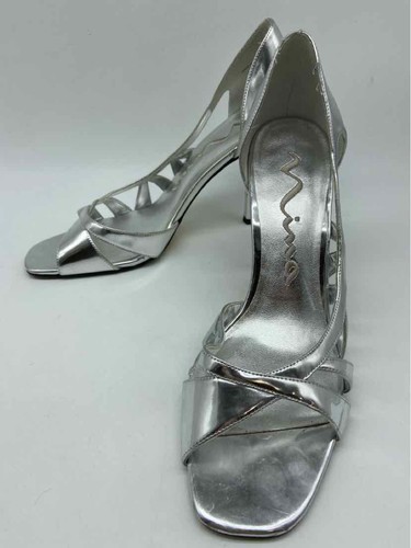 Pre-Owned Nina Silver Size 9 D'orsay Heels - Picture 13 of 18