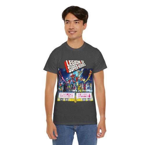 Legion of Super-Heroes T-Shirt - George Perez Art - History of the DC Universe - Picture 30 of 46