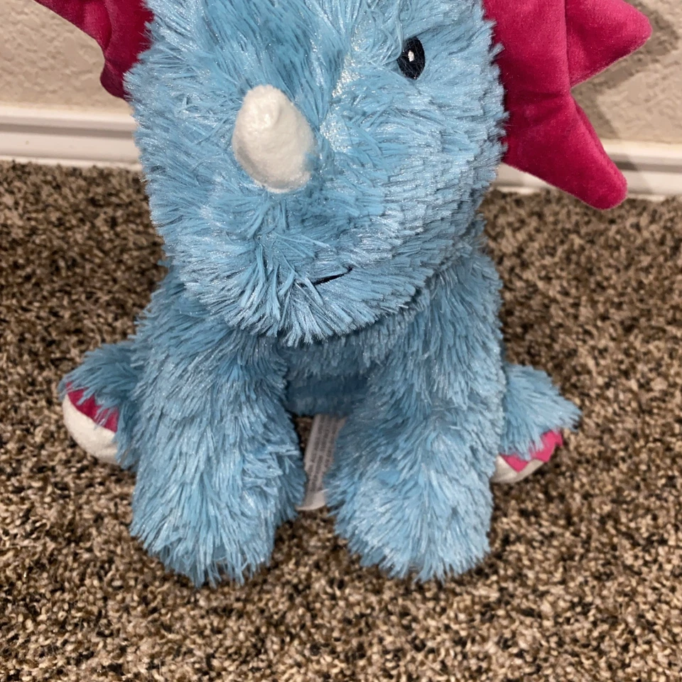 "11"" Warmies Dinosaurio Triceratops Felpa Microondas Calentamiento Perfumado Lavanda" Foto 3 de 4