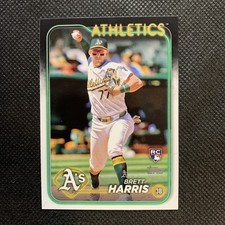 2024 Topps Update US199 Brett Harris RC Oakland Athletics