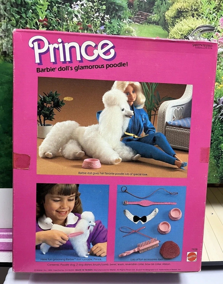 Barbie Vintage : Chien Prince Le Caniche - Animal De Compagnie Pour Poupée