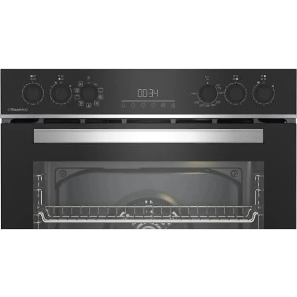 Beko BBUS13320XE Einbau-Herdset Backofen Glaskeramik-Kochfeld Grill Edelstahl A+ - Bild 4 von 4