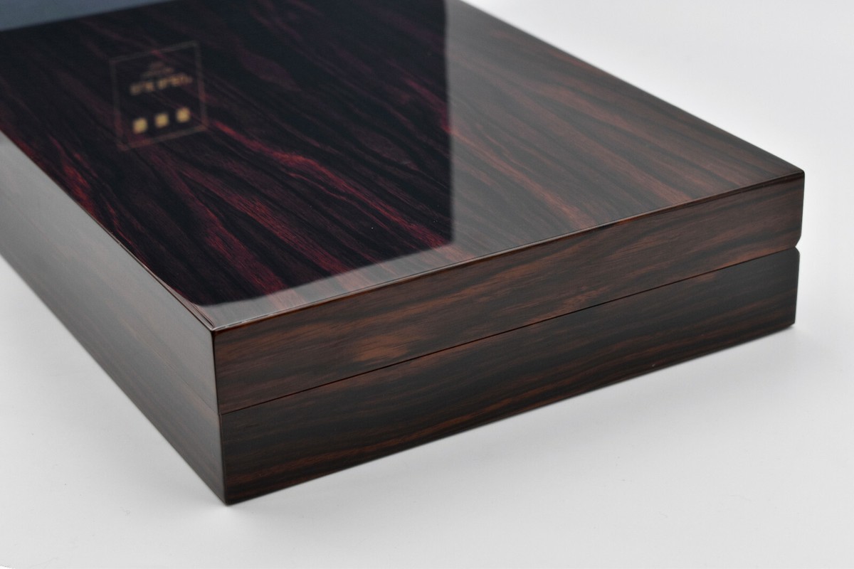 ELIE BLEU PARIS シガートレイ ELIE BLEU Macassar Ebony Box for 10 Pens w/ Lining in Velvet Goat