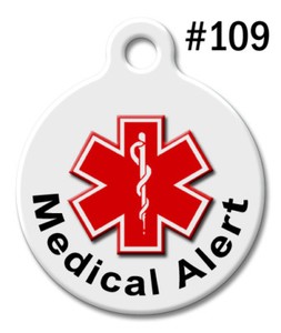 Pet-Tags-for-Dogs-amp-Cats-Personalized-Custom-Cute-ID-Tag-MEDICAL-ALERT-109