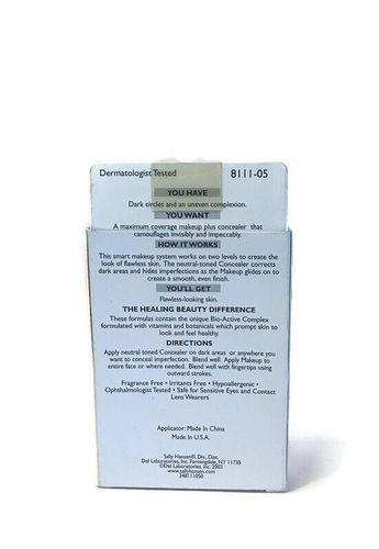 SALLY HANSEN Quick Cover MAKEUP CONCEALER ~ LIGHT BEIGE #8111-05 - Picture 3 of 3