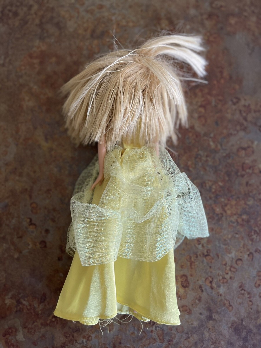 Vintage Blonde Barbie in a Yellow Elegant Dress | eBay