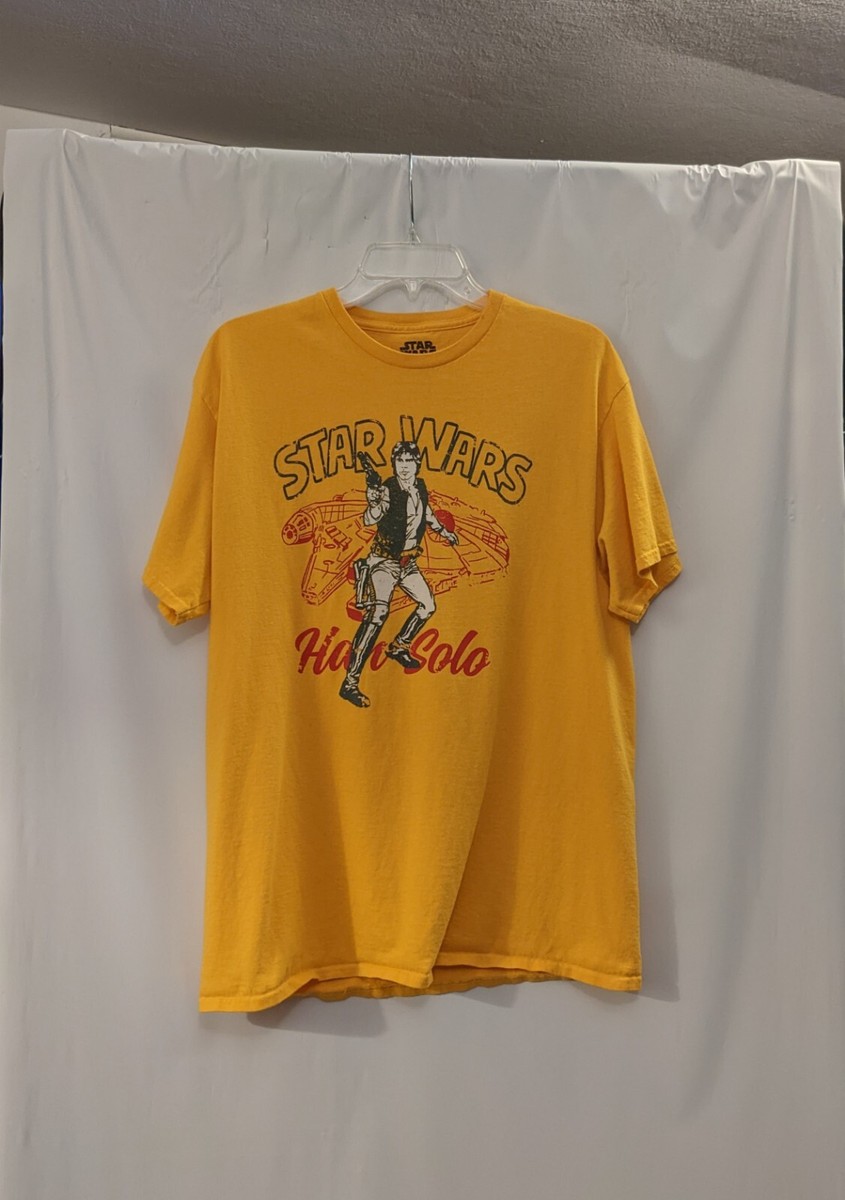 Men's Star Wars Yellow Han Solo Shirt, L | eBay