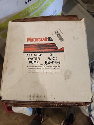 Motorcraft PW224 New Water Pump