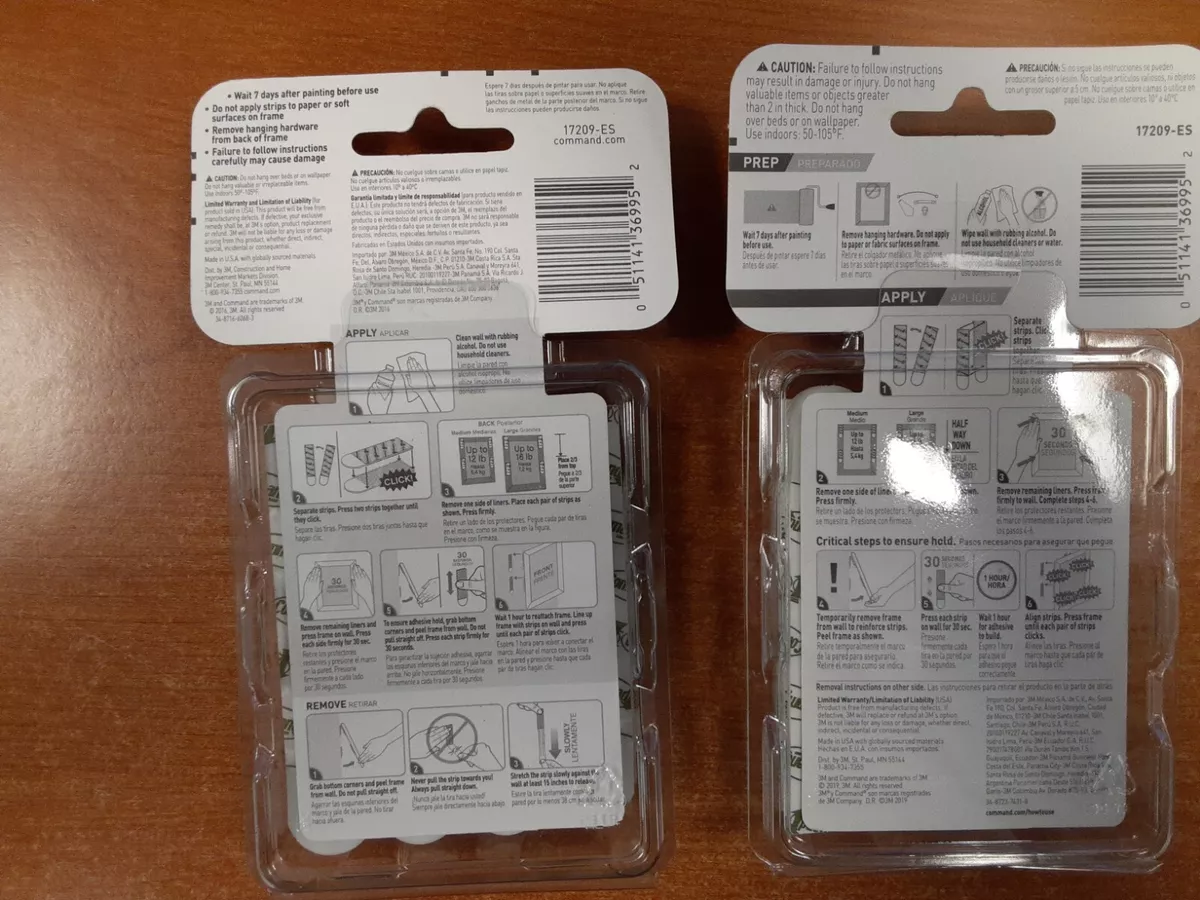 2 Packs 3M Command Picture Hanging Strips 1